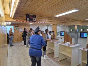 Aufsichten im Schießraum