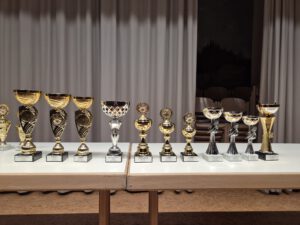 Unsere Pokale für die Schützenproklamation.