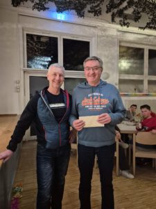 Ebenso gab es für eine Herrenmannschaft einen Gutschein